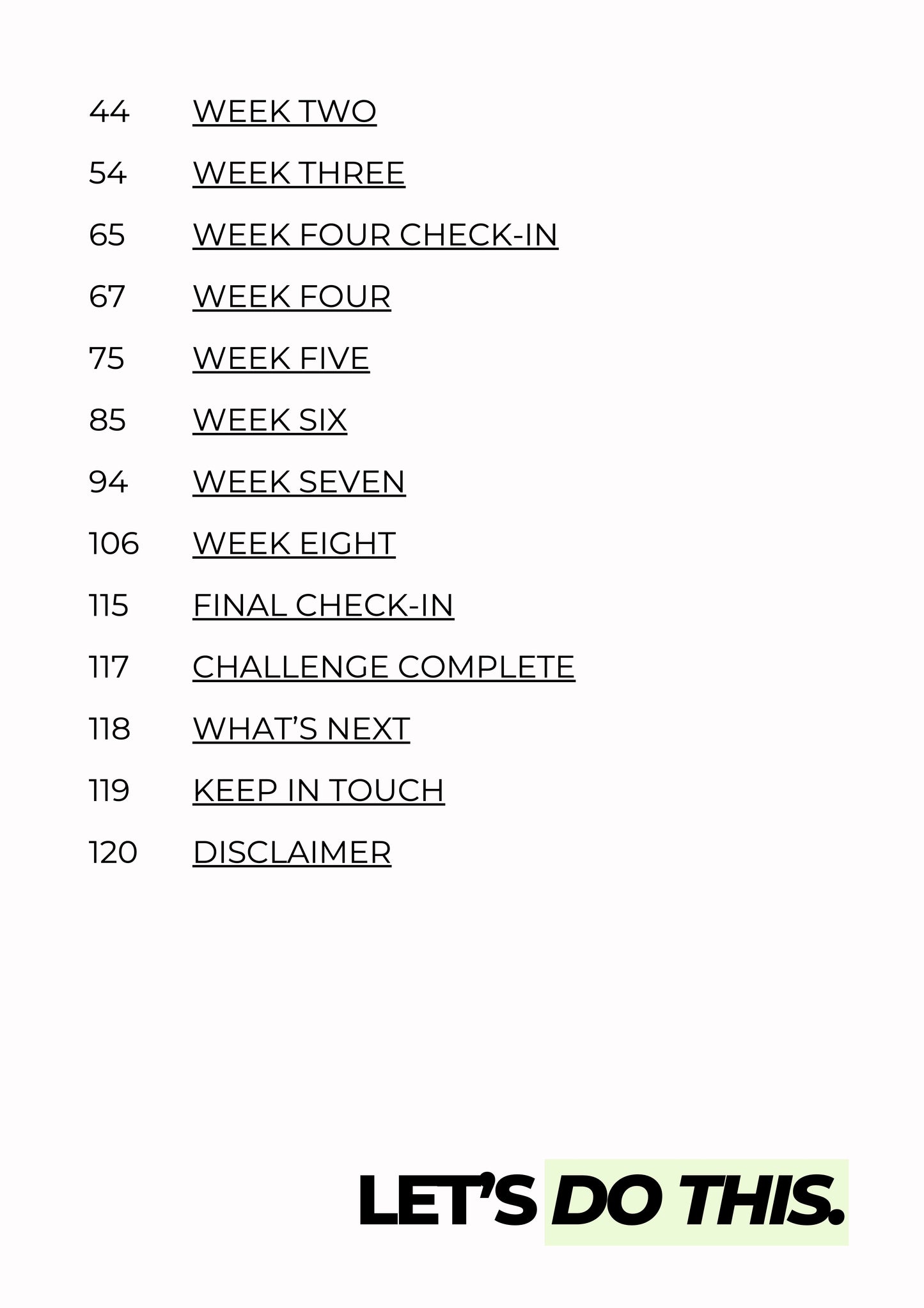 IGNITE 8-Week Workout Program by Cadence Stringer