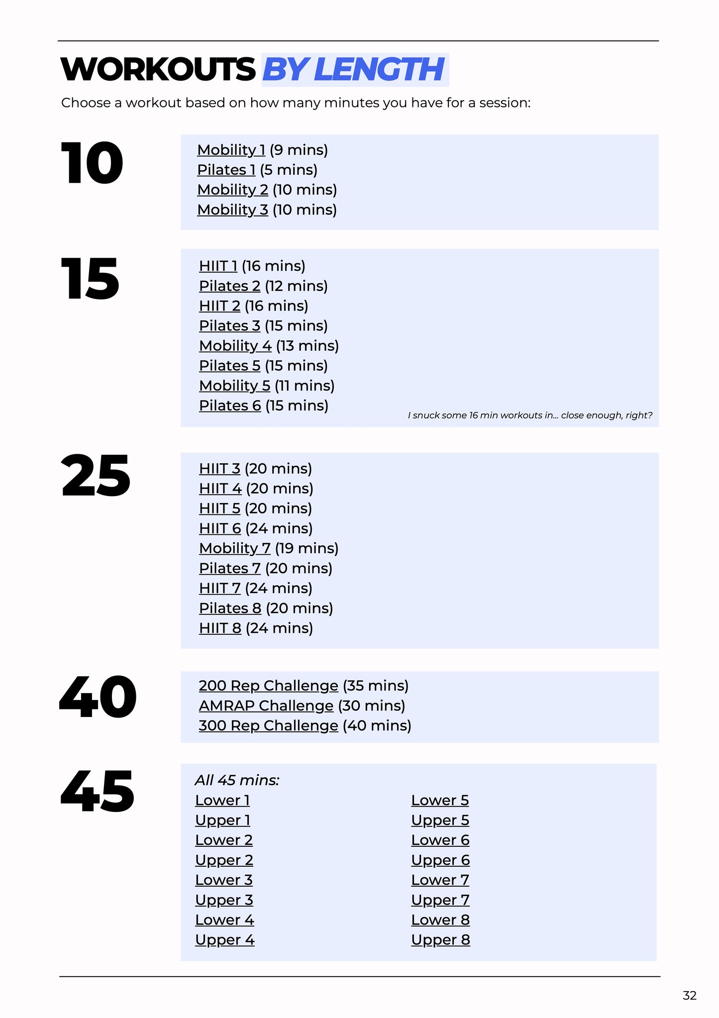 IGNITE 8-Week Workout Program by Cadence Stringer
