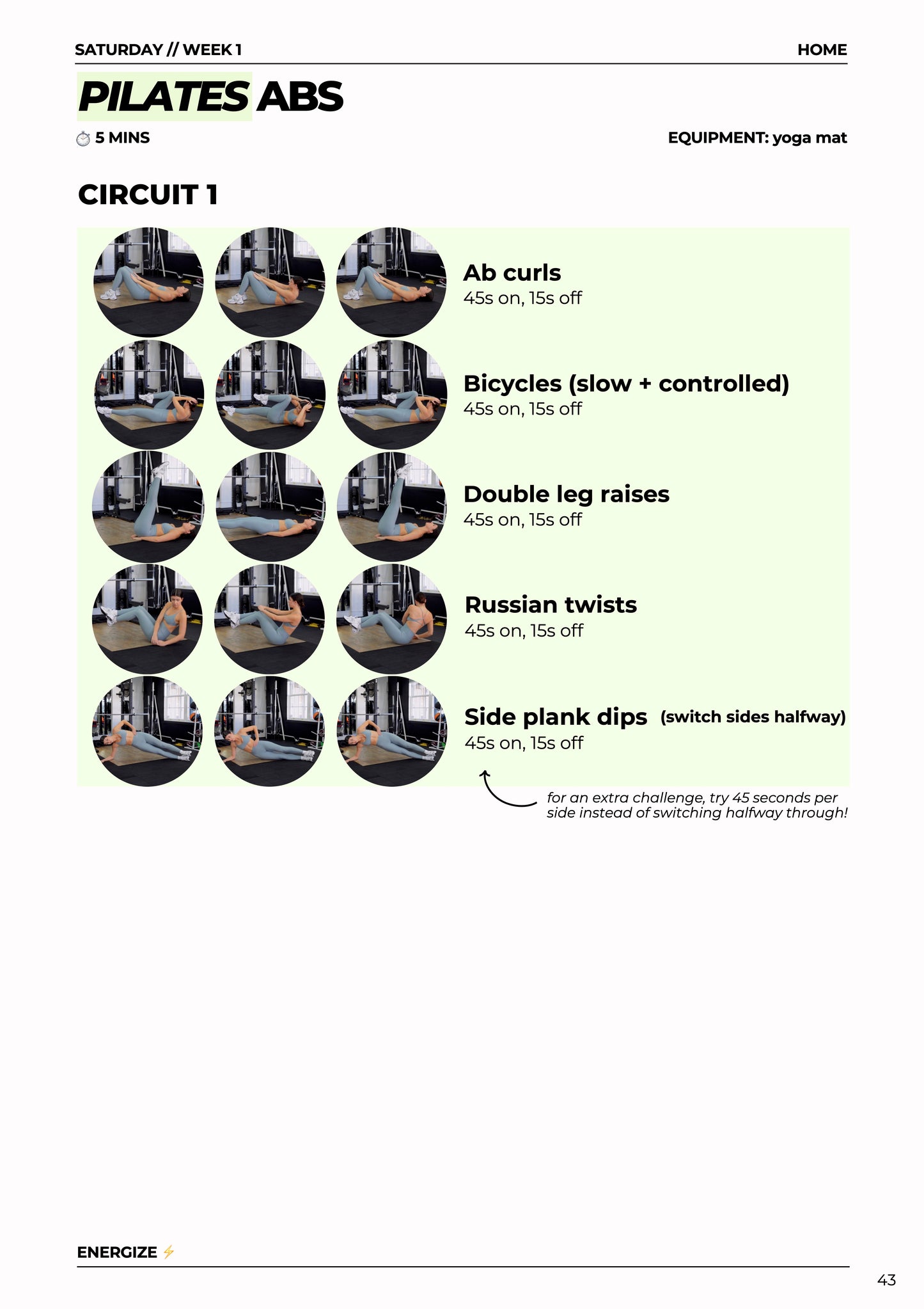 IGNITE 8-Week Workout Program by Cadence Stringer